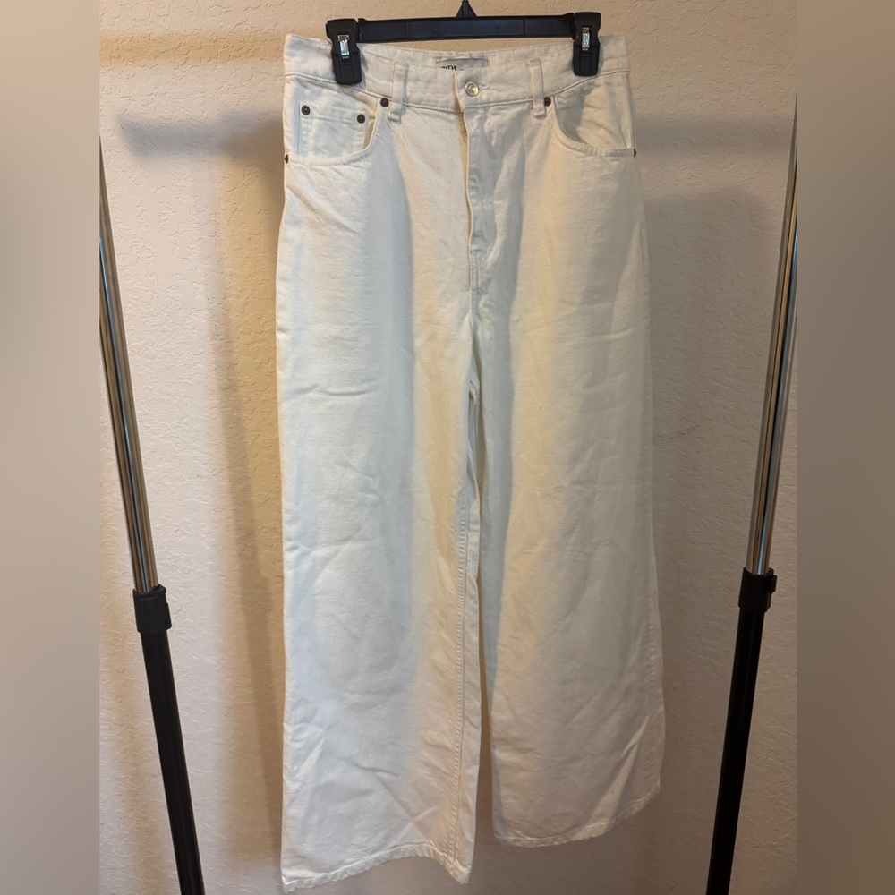 Zara The Trute Wide Leg Jeans sz 8 US